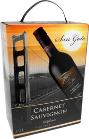 Вино Sun Gate Cabernet Sauvignon  Сан Гейт   Каберне Совиньон  тетрапак  3000 мл