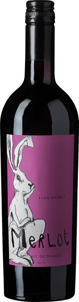 Вино King Rabbit Merlot  Pays D'Oc IGP Кинг Рэббит  Мерло  2020 750 мл