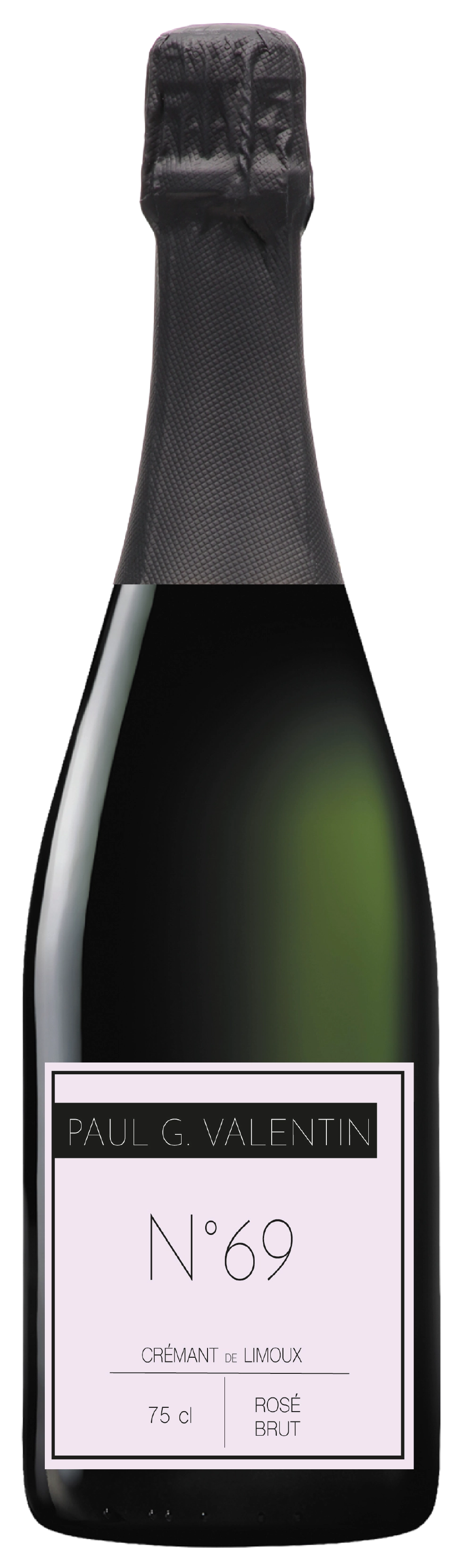 Игристое вино   Paul G. Valentin  Cremant de Limoux  No69 Rosé Brut  750 мл 12,5%