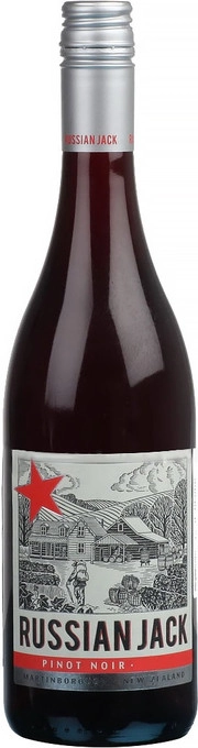 Вино  Russian Jack   Pinot Noir  2018 750 мл