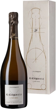 Шампанское Champagne Hure Freres 4 Elements Pinot Noir Extra Brut  gift box  2015 750 мл