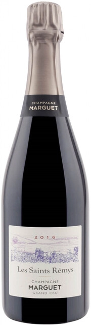 Шампанское Marguet  Les Saints Remys Grand Cru Extra Brut Champagne AOC  2018 750 мл