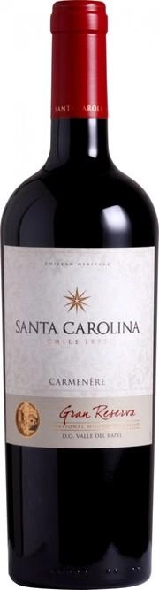 Вино Santa Carolina Gran  Reserva Carmenere Санта Каролина Гран  Ресерва Карменере 2020 750 мл