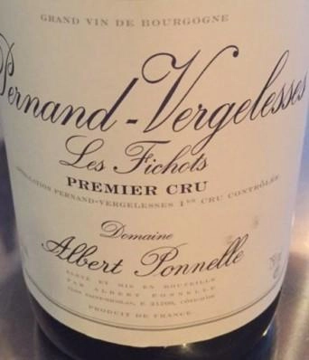 Вино  Albert Ponnelle Pernand-Vergelesses 1er Cru Les Fichots  Домен Альберт Поннель  Пернан-Вержелес Ле Фишо Премье Крю 2016 750 мл