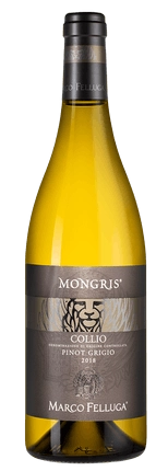 Вино Collio Pinot Grigio Mongris DOC  2021 750 мл