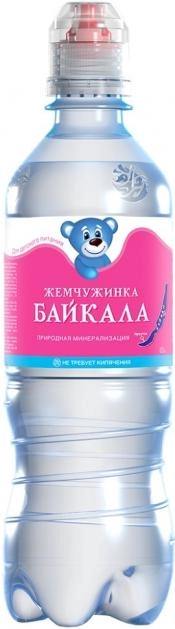 Вода Baikal Pearl Junior Still PET Жемчужинка Байкала негазированная в пластиковой бутылке 500 мл