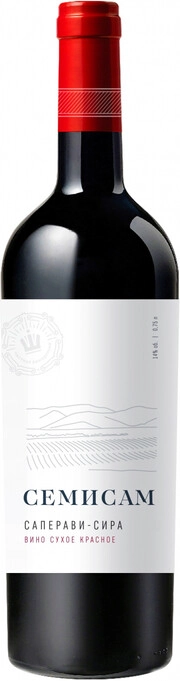Вино Шумринка  Семисам  Саперави  Сира Резерв 2021  750 мл