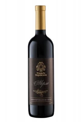 Вино Усадьба Перовских Мерло Лимитированная серия 2018 1500  мл