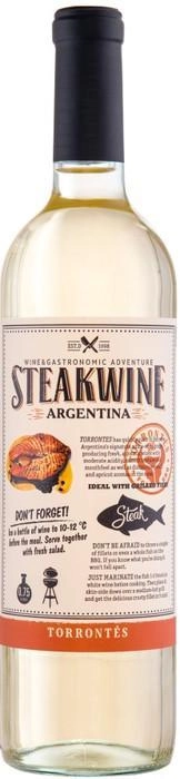 Вино Steakwine Torrontes Стейквайн Торронтес 2018 750 мл