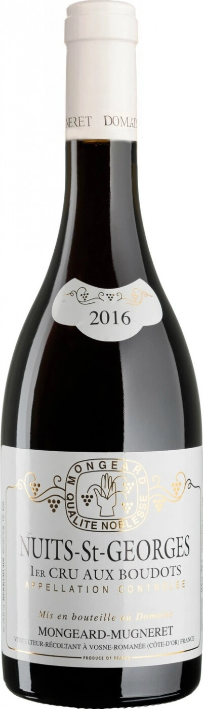 Вино Domaine Mongeard-Mugneret Nuits-Saint-Georges 1er Cru Aux Boudots AOC  2016 750 мл 13%