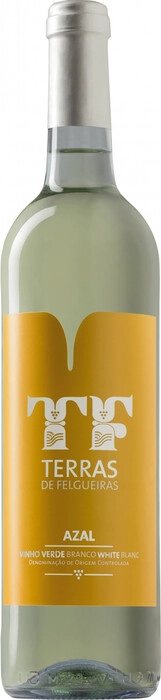 Вино Terras de Felgueiras  Azal, Vinho Verde DOC  Терас ди Фелгейрас  Азаль белое полусухое  750 мл  11 %