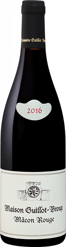 Вино Domaine Guillot-Broux  Rouge Macon    2016 750 мл
