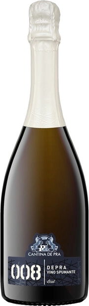 Игристое вино  Cantina De Pra   008  Depra Brut   750 мл