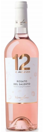 Вино 12-e Mezzo Rosado del Salento IGP Varvaglione   2021 750 мл
