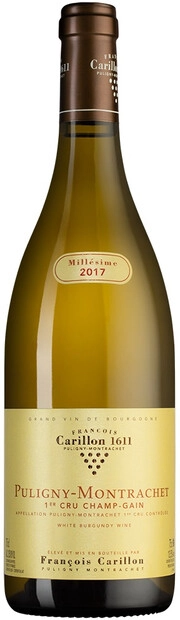 Вино Francois Carillon Puligny-Montrachet 1er Cru Champ Gain  AOC   2017 750 мл 13,5%