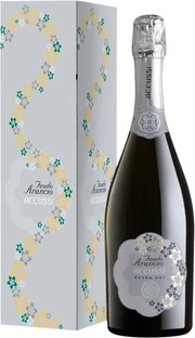 Игристое вино Feudo Arancio Accussi Extra Dry gift box 750 мл