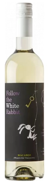 Вино Follow the white rabbit Makabeo white dry  2019 750 мл