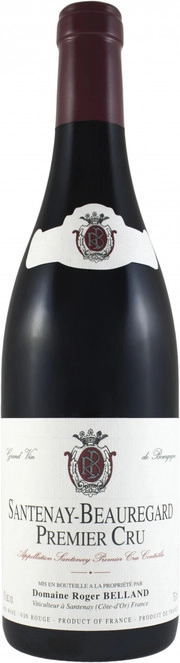 Вино Roger Belland, Santenay-Beauregard Premier Cru AOC  Rouge  Роже Беллан, Сантене-Борегар Премье Крю Руж   2018 375 мл
