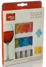 Шпажки для снеков VacuVin Snack Markers / Party People, Веселые человечки - 8 шт
