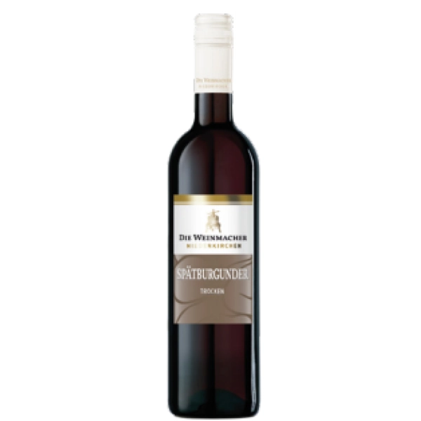 Вино  Die Weinmacher   Spatburgunder   Qualitetswein  Ди Вайнмахер  Шпетбургундер    Квалитетсвайн 2019  750 мл