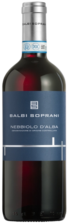 Вино  Balbi Soprani Nebbiolo d'Alba  Бальби Сопрани Неббиоло д'Альба 2020  750 мл 13,5%14%