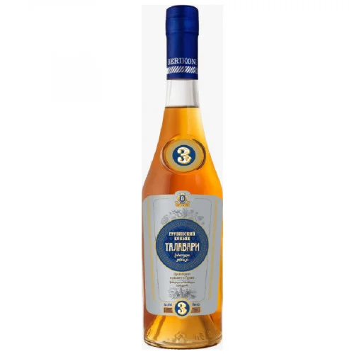 Коньяк Bolero & Co Talavari 3 year old  500 мл