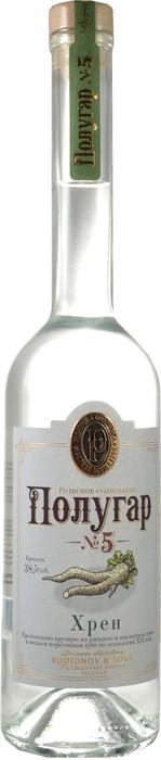 Водка Polugar  №5 Horseradish  1500 мл