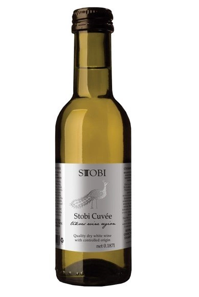 Вино Stobi Cuvee Стоби Кюве белое сухое  187 мл