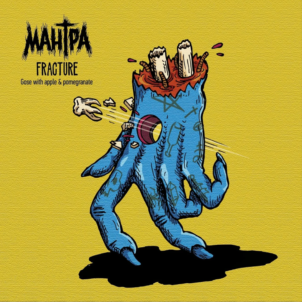 Пиво  MantraFracture: Apple & Pomergranate Мантра Фактура Яблоко Гранат     ж/б 500 мл