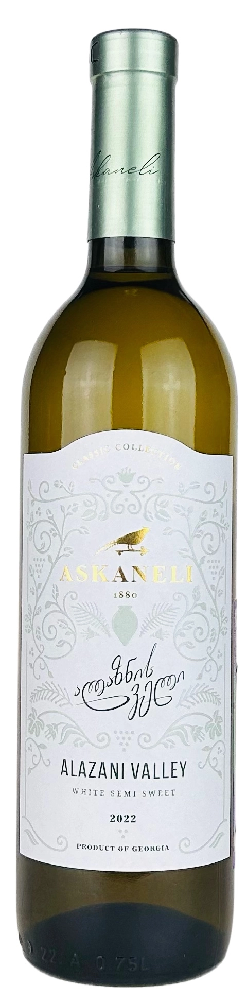Вино Alazani Valley  Askaneli Brothers white semi sweet 750 мл