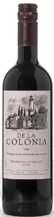 Вино De La Colonia Tempranillo - Merlot 2021  750 мл 12,5%