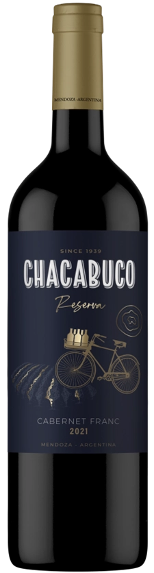 Вино  Chacabuco Reserva Cabernet Franc 2021   750 мл 14,5 %