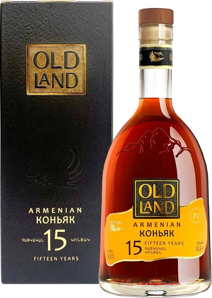 Коньяк  Old Land 15  Years Old      500 мл
