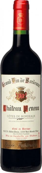 Вино Chateau Peneau Premiere Cotes de Bordeaux AOC 2014 750 мл