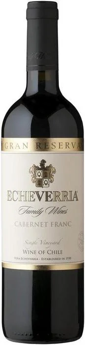 Вино Echeverria Cabernet Franc Gran Reserva Эчеверрия Каберне Фран Гран Ресерва 2014, 750 мл