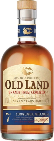 Бренди  Old Land 7  Years Old 500 мл