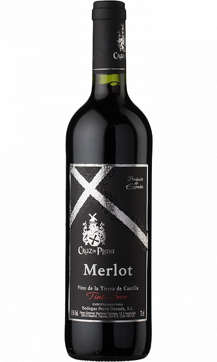 Вино  Cruz de Plata Merlot seco CRUZ de PLATA  Крус де Плата Мерло красное сухое Крус де Плата 750 мл