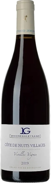 Вино Jerome Galeyrand Cote de Nuits Villages AOC Vieilles Vignes  Жером Галейранд Кот де Нюи Вилляж Вьей Винь   красное 2019 750 мл
