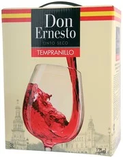 Вино "Don Ernesto" Tempranillo, bag-in-box   "Дон Эрнесто" Темпранильо, баг-ин-бокс   3000 мл