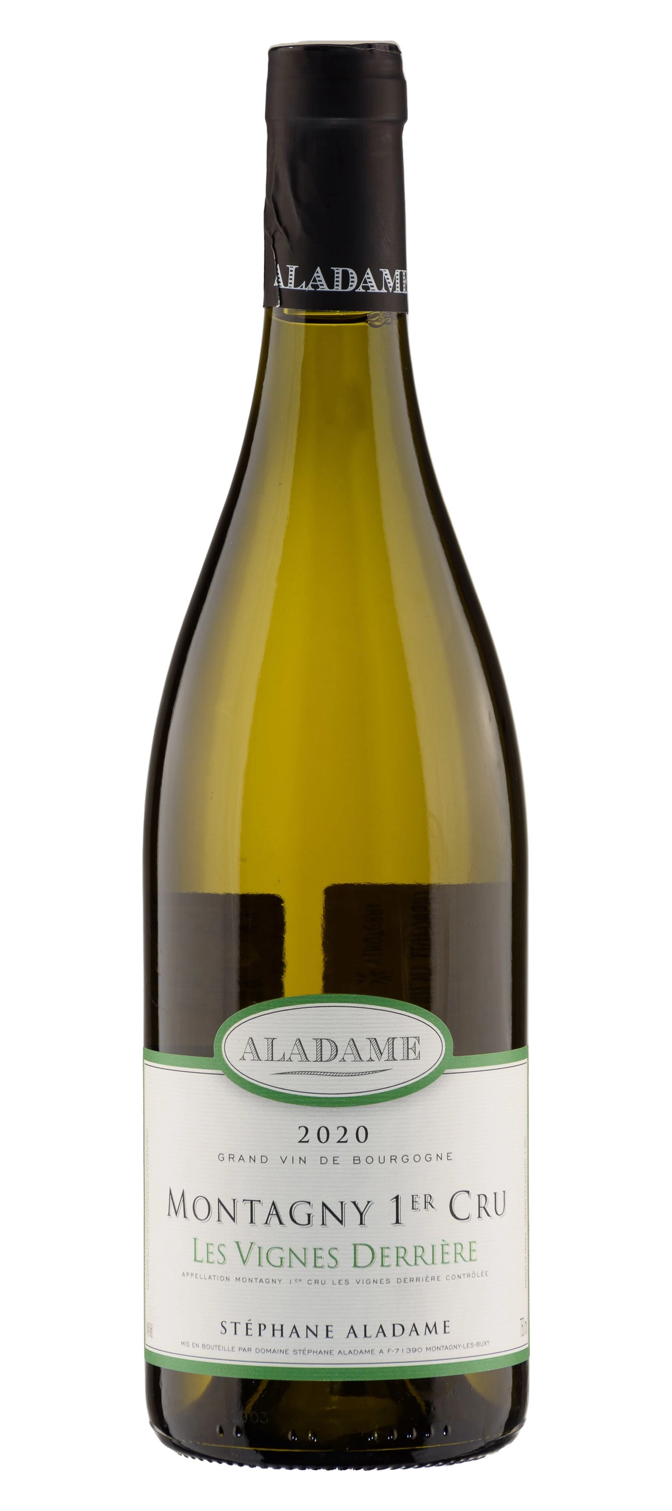 Вино Stephane Aladame Montagny 1er Cru Les Vignes Derriere 2020 750 ml 14%