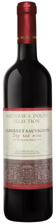 Вино  Vardarska Dolina Selection, Cabernet Sauvignon  2021  750 мл  13%