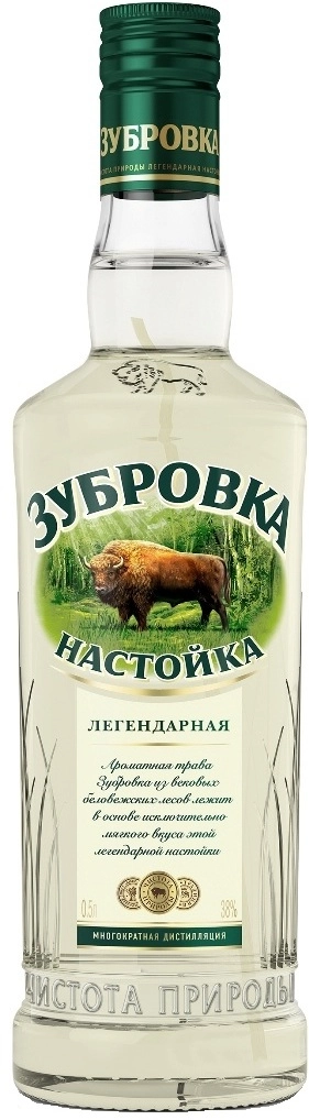 Настойка горькая Зубровка Легендарная 250 мл