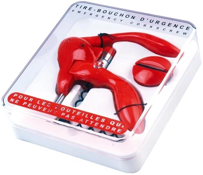 Набор L'Atelier du Vin Gift set Tire-bouchon d'Urgence in box Подарочный набор Штопор Экстренный с обрезателем фольги в коробке