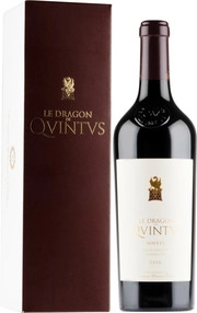Вино Le Dragon de Quintus Saint-Emilion Grand Cru AOC gift box Ле Драгон де Куинтюс 2016 в подарочной коробке 750 мл