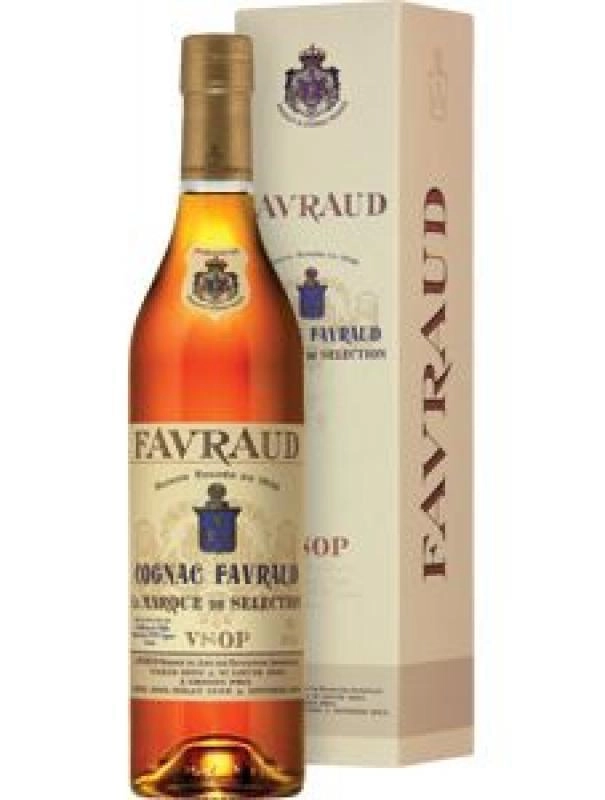 Коньяк Favraud VSOP gift box Фавро ВСОП в подарочной упаковке 700 мл