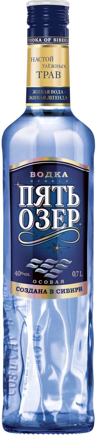 Водка Пять Озер Особая 700 мл