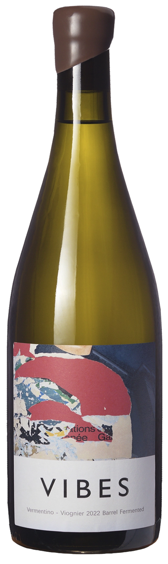 Вино  VIBES   Vermentino-Viognier Barrel Fermented  Вайбс  Верментино Вионье Баррель Ферментед  2022 750 мл 12 %