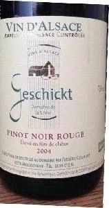 Вино Domaine Geschikt  Pinot Noir "К" red dry   2015  0,75