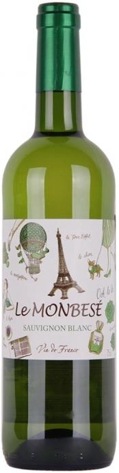Вино Le Monbese Sauvignon Blanc  Ле Монбезе  Совиньон Блан    750 мл