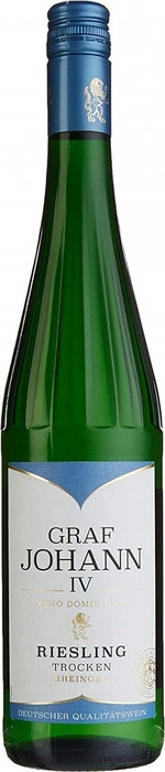 Вино   Graf Johann IV  Riesling Trocken, Rheingau Граф Иоганн IV  Рислинг трокен  2024  750 мл